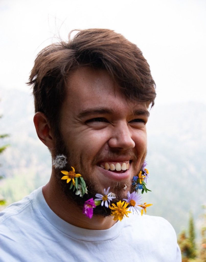 Man with Flower Beard